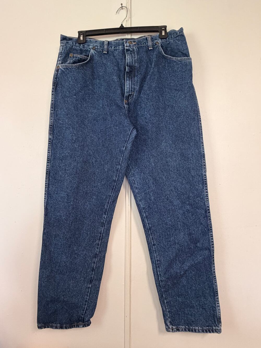 Vintage Wrangler Men's Jeans 40 x 32 Made in USA Dark Wash